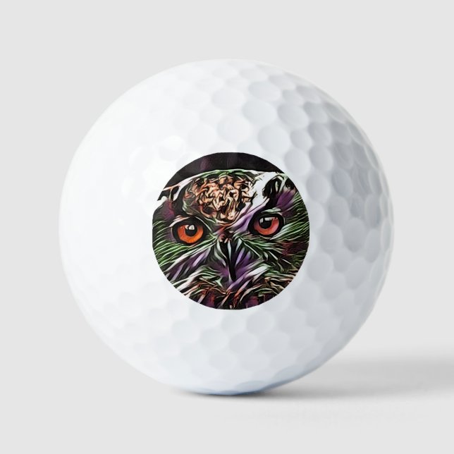 CUTE OWL   GOLF BALLS (Front)