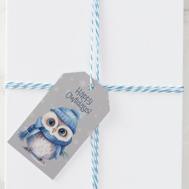 Cute Owl Holiday Gift Tags (Creator Uploaded)