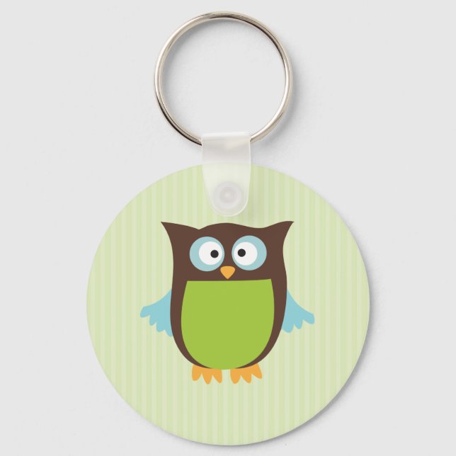 Cute Owl Key Ring (Front)