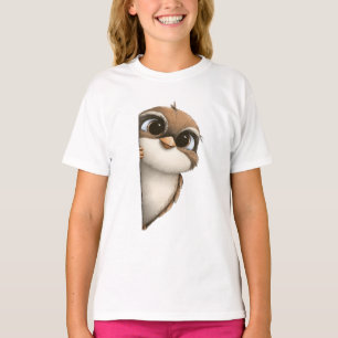 Cute Owl Kids T-Shirt – Adorable Woodland Bird Des