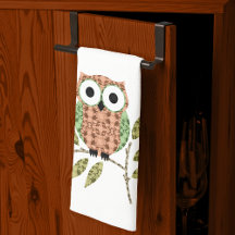Cute Owl Kitchen Towl