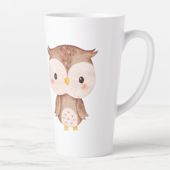 Cute OWL Latte Mug (Right)