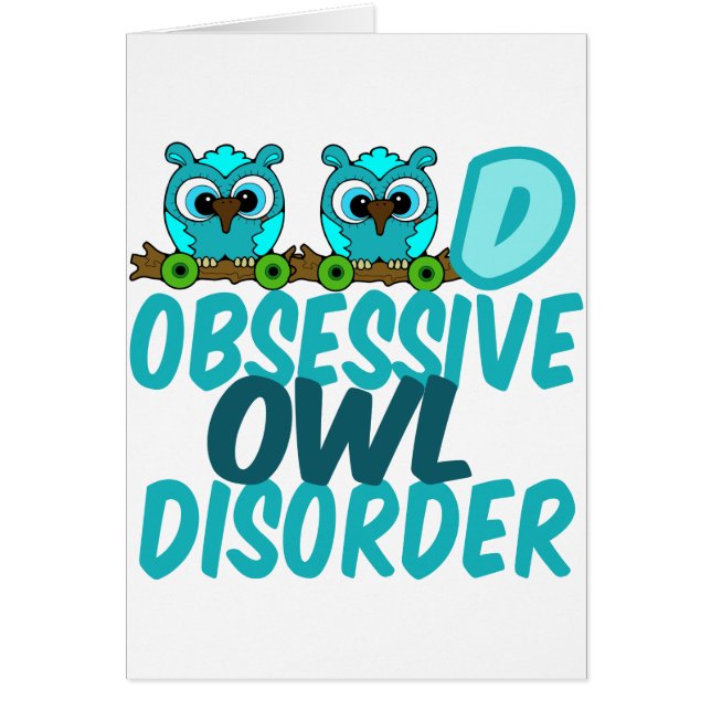 Cute Owl Lover Card (Front)