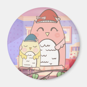 Cute Owl Magnet