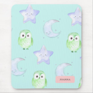 Cute Owl  Mouse Pad