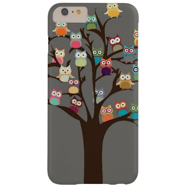 Cute Owl On Tree | Background Case-Mate iPhone Case (Back)