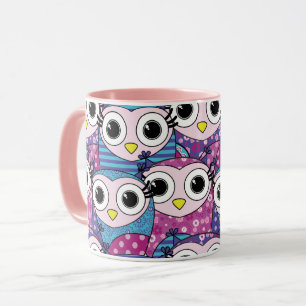 Cute Owl Pattern Mug