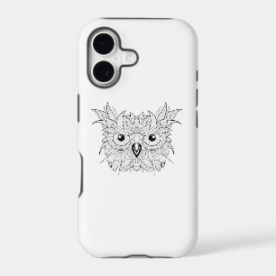 Cute Owl Portrait Doodle