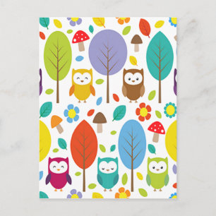 Cute Owl Postcard