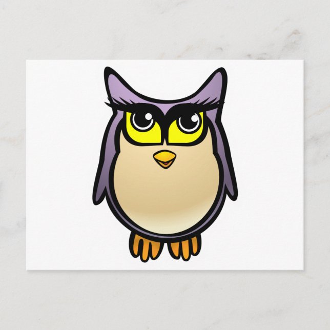 Cute Owl Postcard (Front)