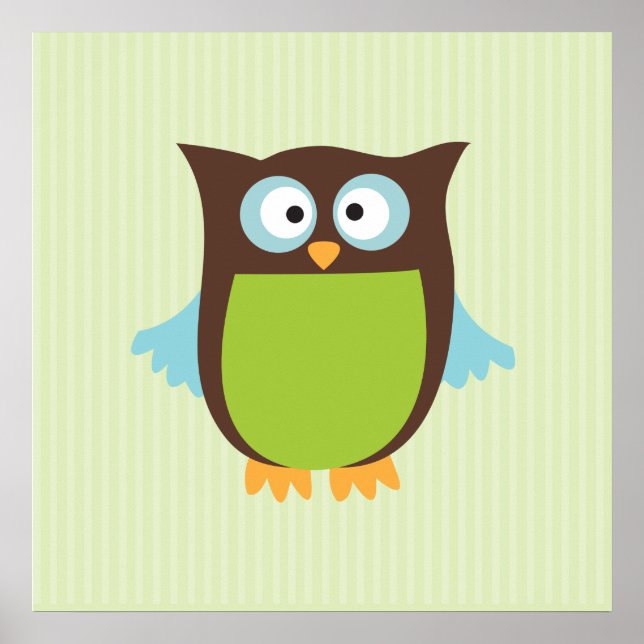 Cute Owl Poster (Front)