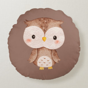 Cute OWL Round Cushion