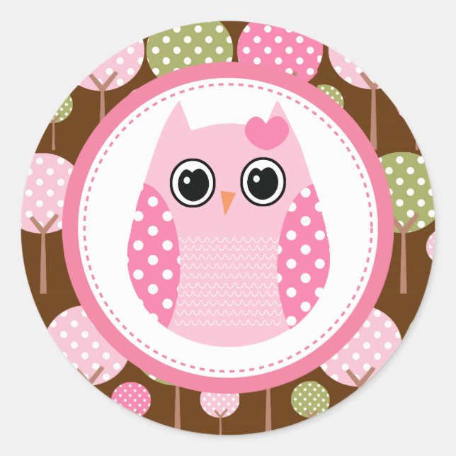 Cute Owl Stickers (Front)
