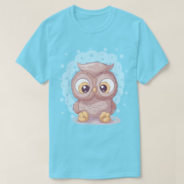Cute Owl T-Shirt (Design Front)