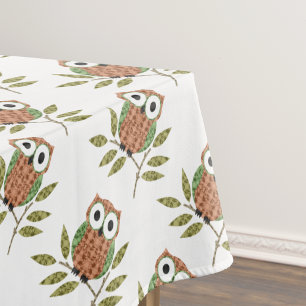 Cute Owl Tablecloth