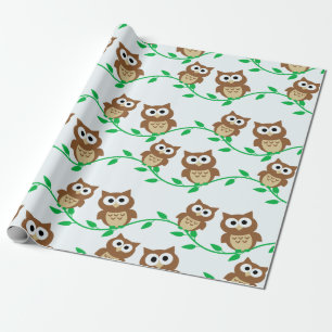 Cute Owl Wrapping Paper