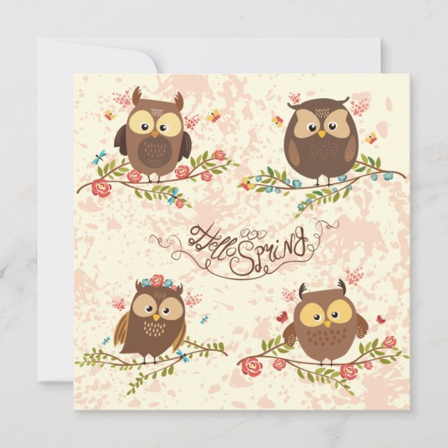 Cute Owls (Front)