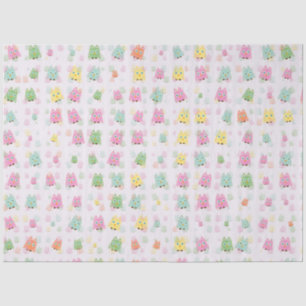 cute owls allover A Tissue Paper