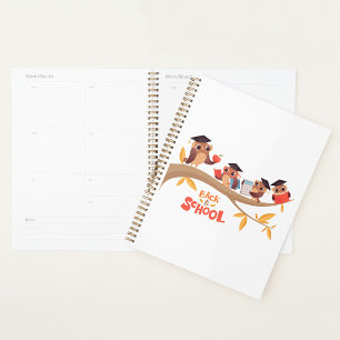 Cute Owls Back to School Graduation  Planner