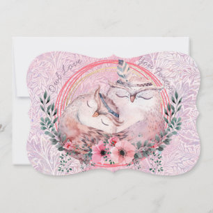 Cute Owls Holiday Card