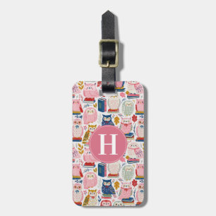 Cute Owls Luggage Tag
