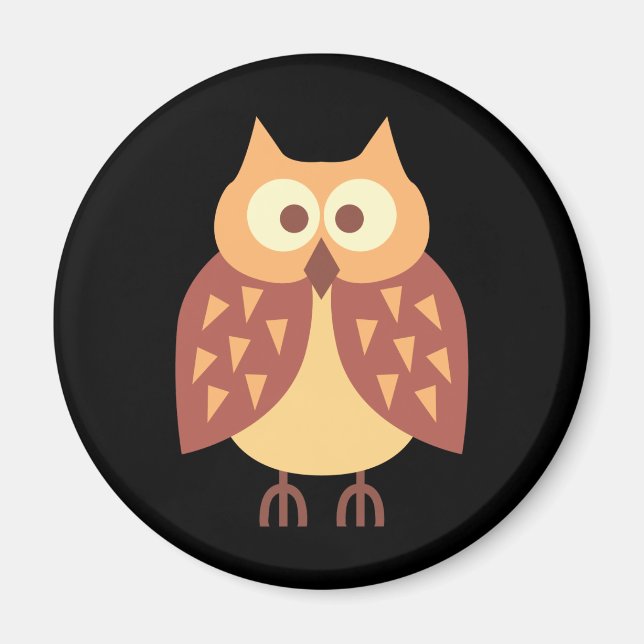 Cute Owls Magnet (Front)