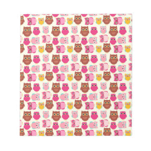 Cute Owls Notepad