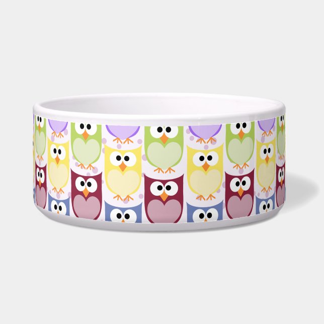 Cute Owls, Owl Pattern, Baby Owls, Colourful Owls (Front)