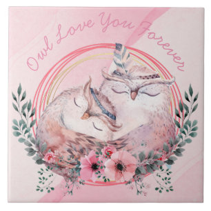 Cute Owls Tile