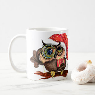 Cute Owls with Gift Christmas Mug