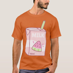 Cute Packet Of Watermelon Milk T-Shirt
