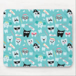 Cute Paediatrics Dental Practice Tooth Pattern Mouse Pad<br><div class="desc">Cute Paediatrics Dental Practice Tooth Pattern Mousepad.</div>