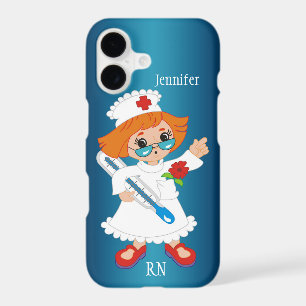 Cute Paediatrics Nurse Cartoon Phone Case