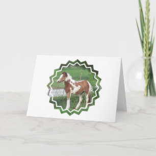 Cute Paint Pony Greeting Card