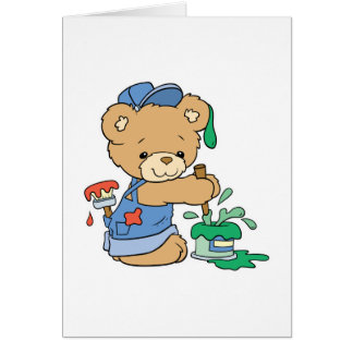 Cute Painter Bear