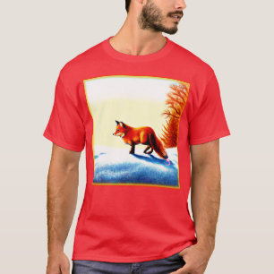Cute Painting Of a Red Fox. Buy Now T-Shirt