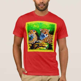 Cute Painting of The Jaguars. Buy Now T-Shirt