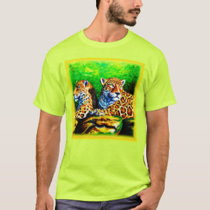 Cute Painting of The Jaguars. Buy Now T-Shirt