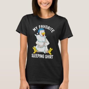 Cute Pajama for Women  Nigh Sleeping Chicken T-Shirt