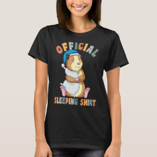 Cute Pajama for Women Nigh Sleeping Guinea Pig T-Shirt