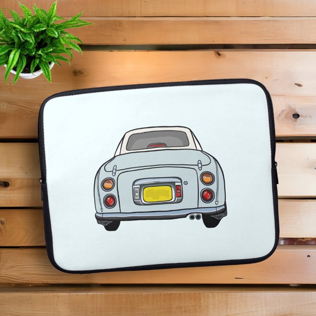 Cute Pale Aqua Figaro Figarations Laptop Sleeve (Cute pale aqua figaro laptop sleeve just for you)