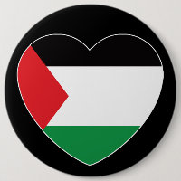 cute palestine flag heart graphic design
