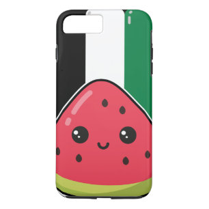 Cute Palestine flag with watermelon-Free Palestin  Case-Mate iPhone Case