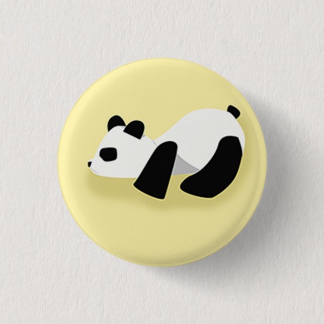 Cute Panda 3 Cm Round Badge (Front)