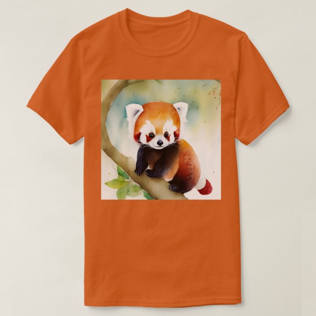 Cute Panda (4) T-Shirt (Design Front)