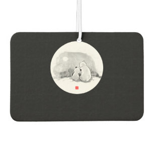 Cute Panda And Polar Bear Animal Lover Car Air Freshener
