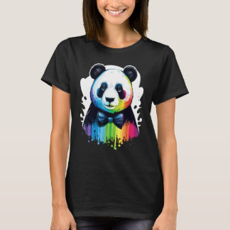 Cute Panda Animal on Panda 2 T-Shirt