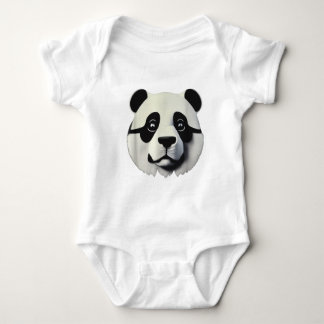 Cute Panda Baby Bodysuit –