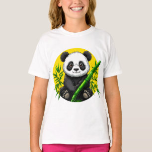 🐼 Cute Panda Bamboo Kids Gift ✨ T-Shirt