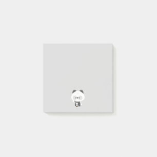 Cute Panda Barista Post-it Notes